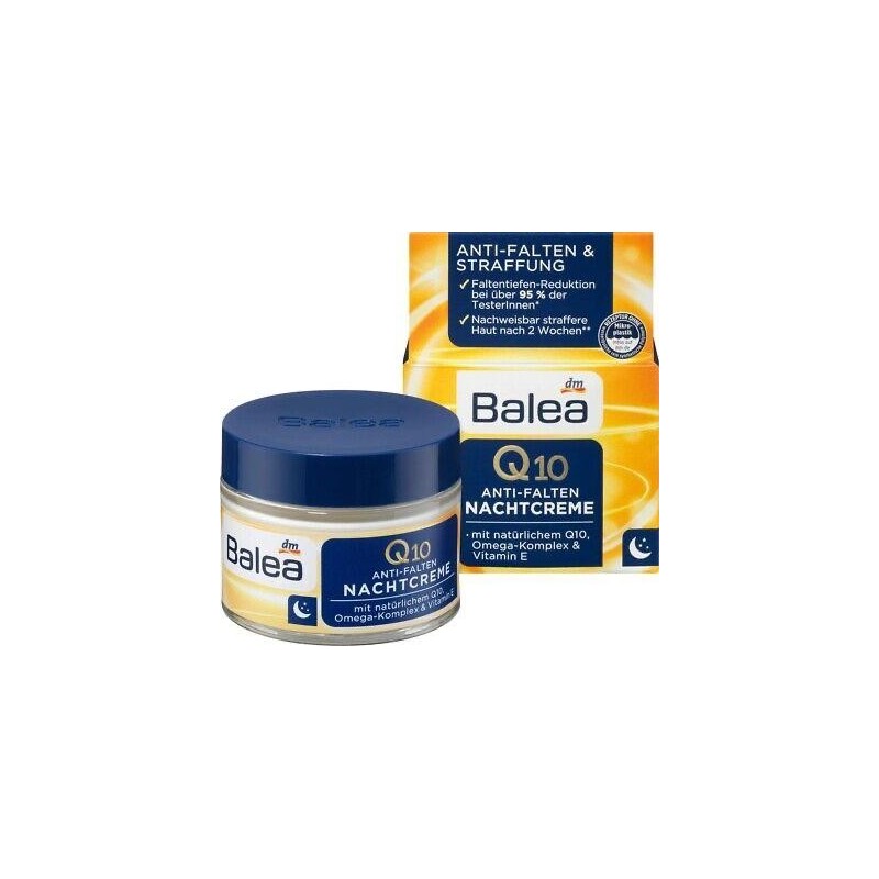 Crème de Nuit Anti-Rides Q10 Balea 50ml