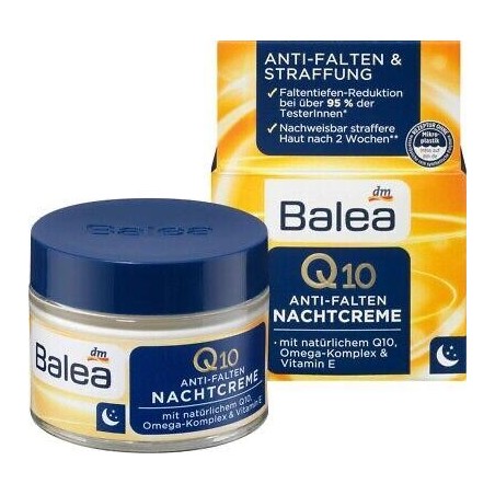 Crème de Nuit Anti-Rides Q10 Balea 50ml